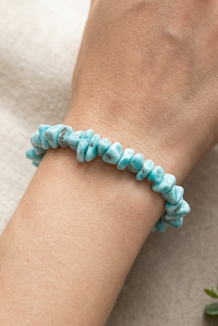 Bracelet baroque larimar