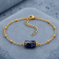 Bracelet cylindre sodalite