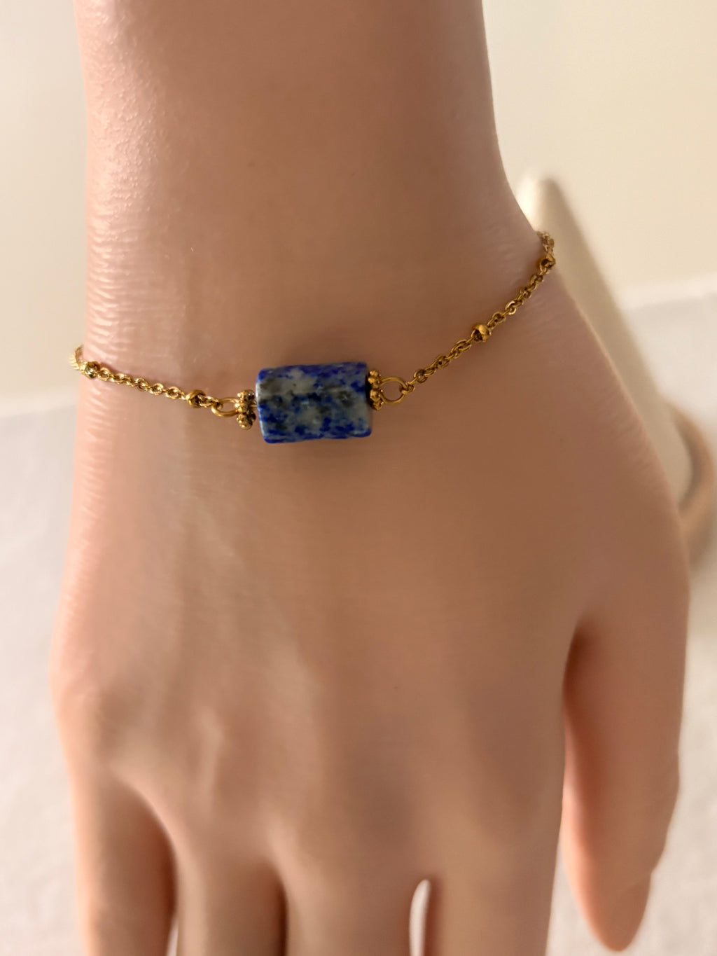 Bracelet cylindre sodalite