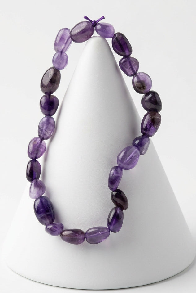 Bracelet pierres améthyste
