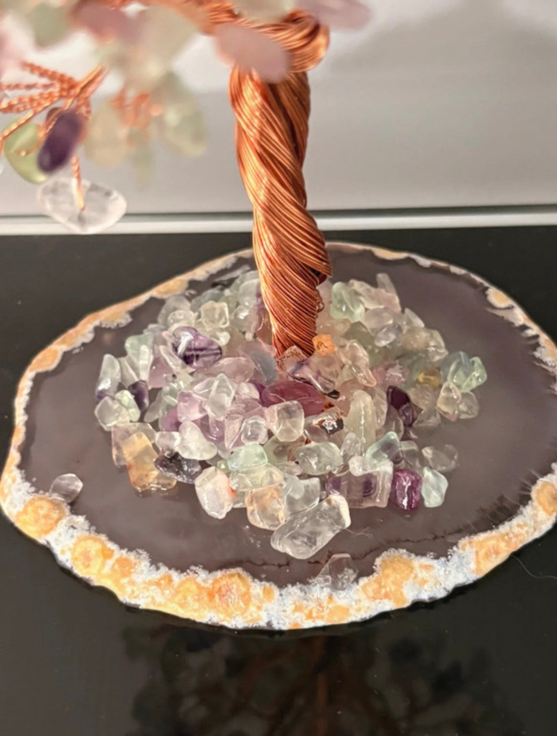 Arbre de vie fluorine multicolore