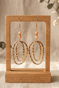 Boucles XXL pierre de lune