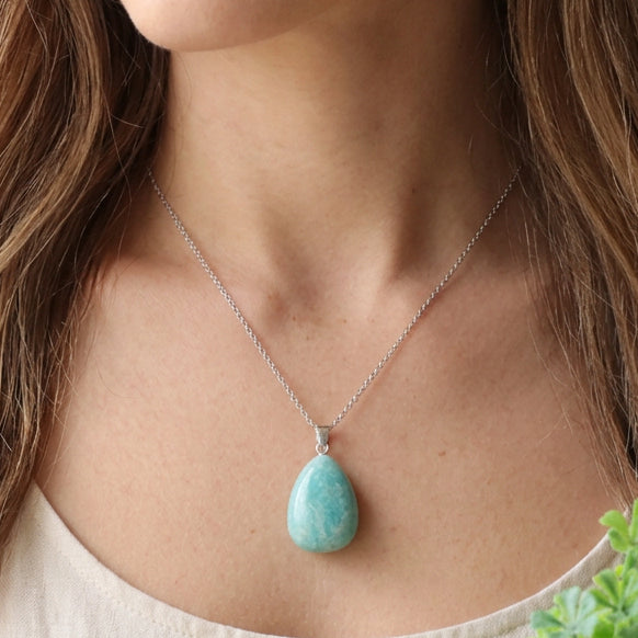 Pendentif amazonite