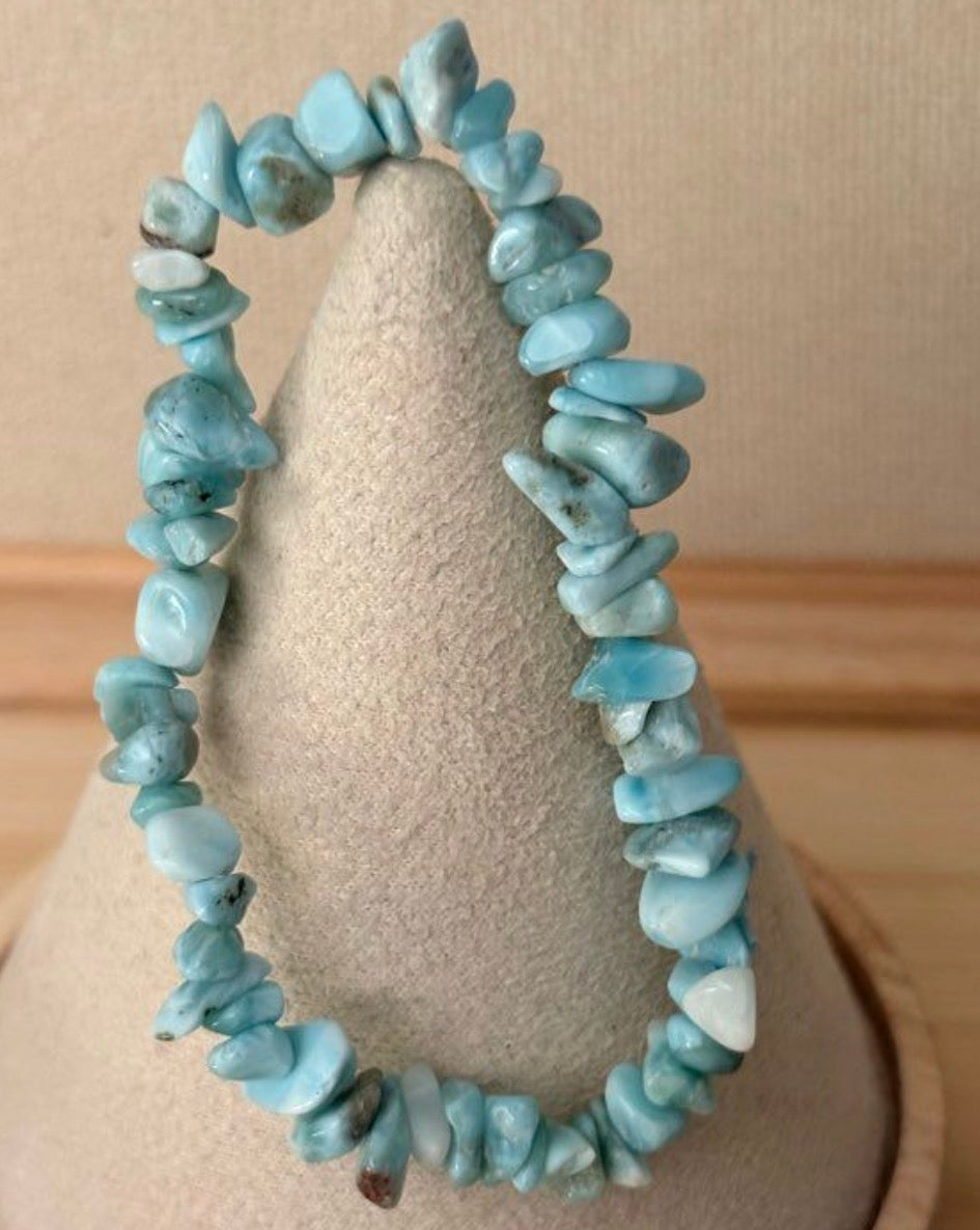 Bracelet baroque larimar