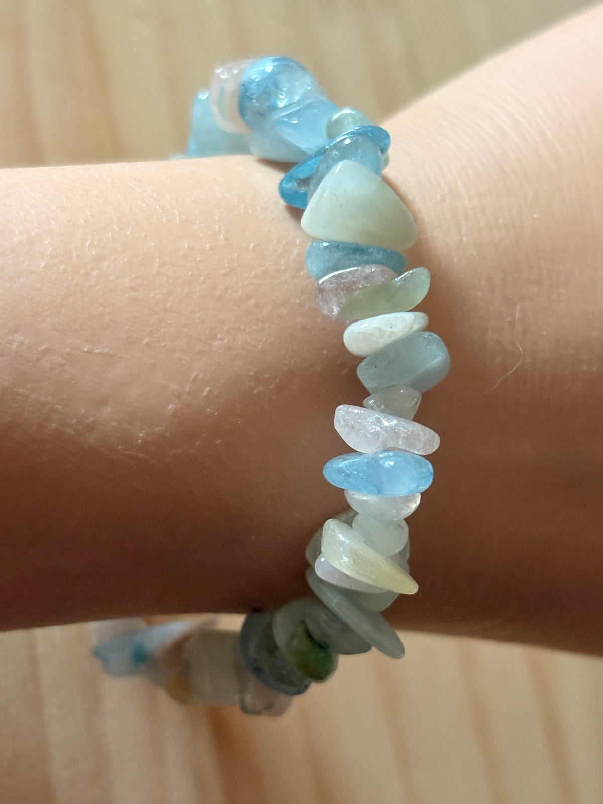 Bracelet baroque béryl
