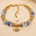 Bracelet oeil protecteur fluorine