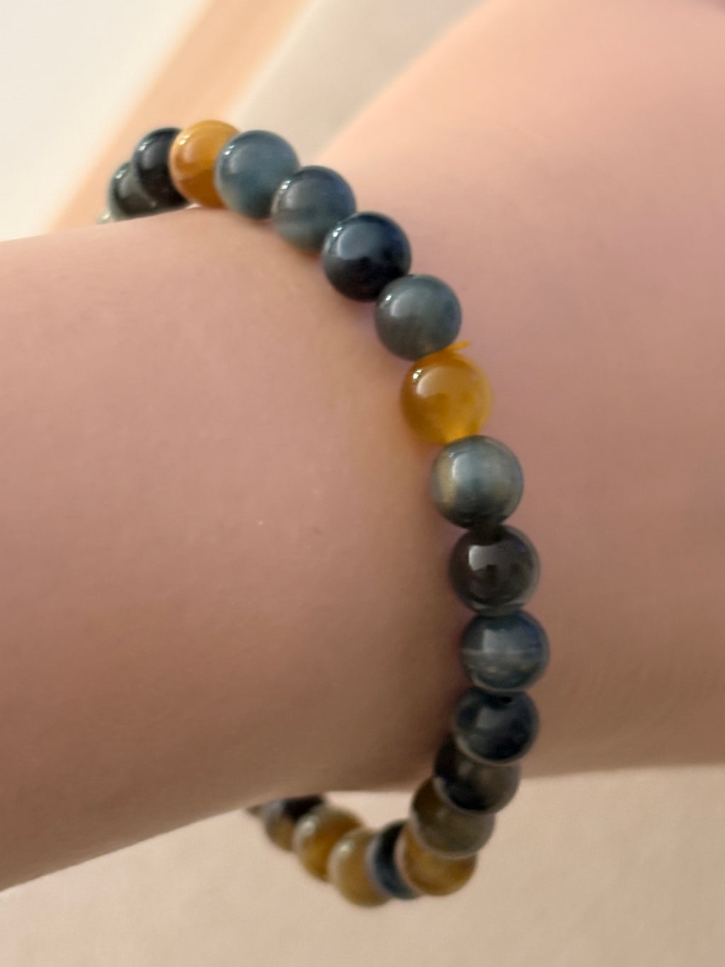 Bracelet œil de tigre doré