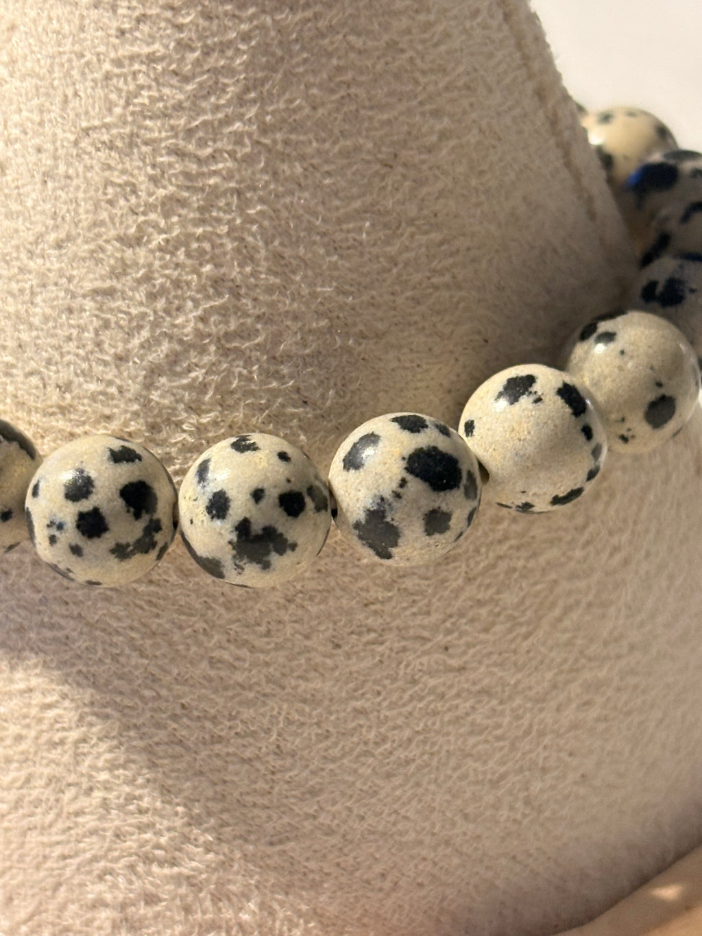 Bracelet jaspe dalmatien