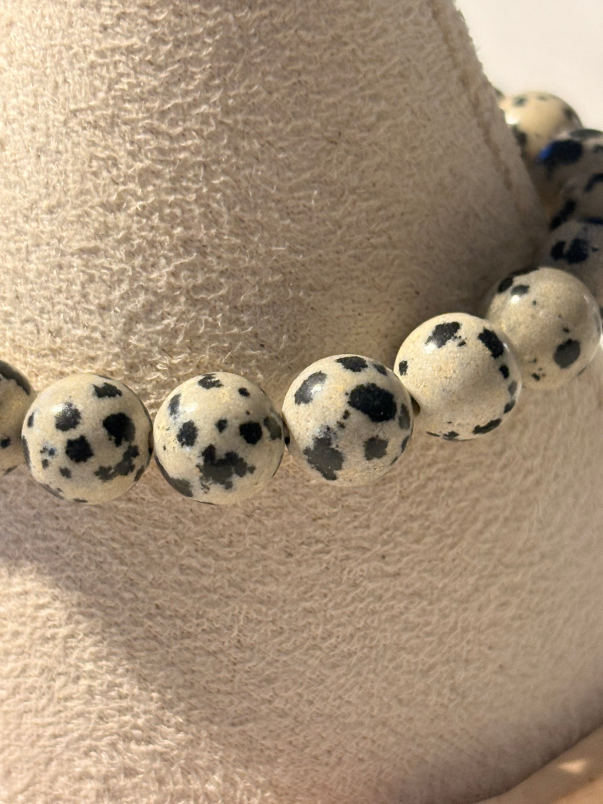 Bracelet jaspe dalmatien