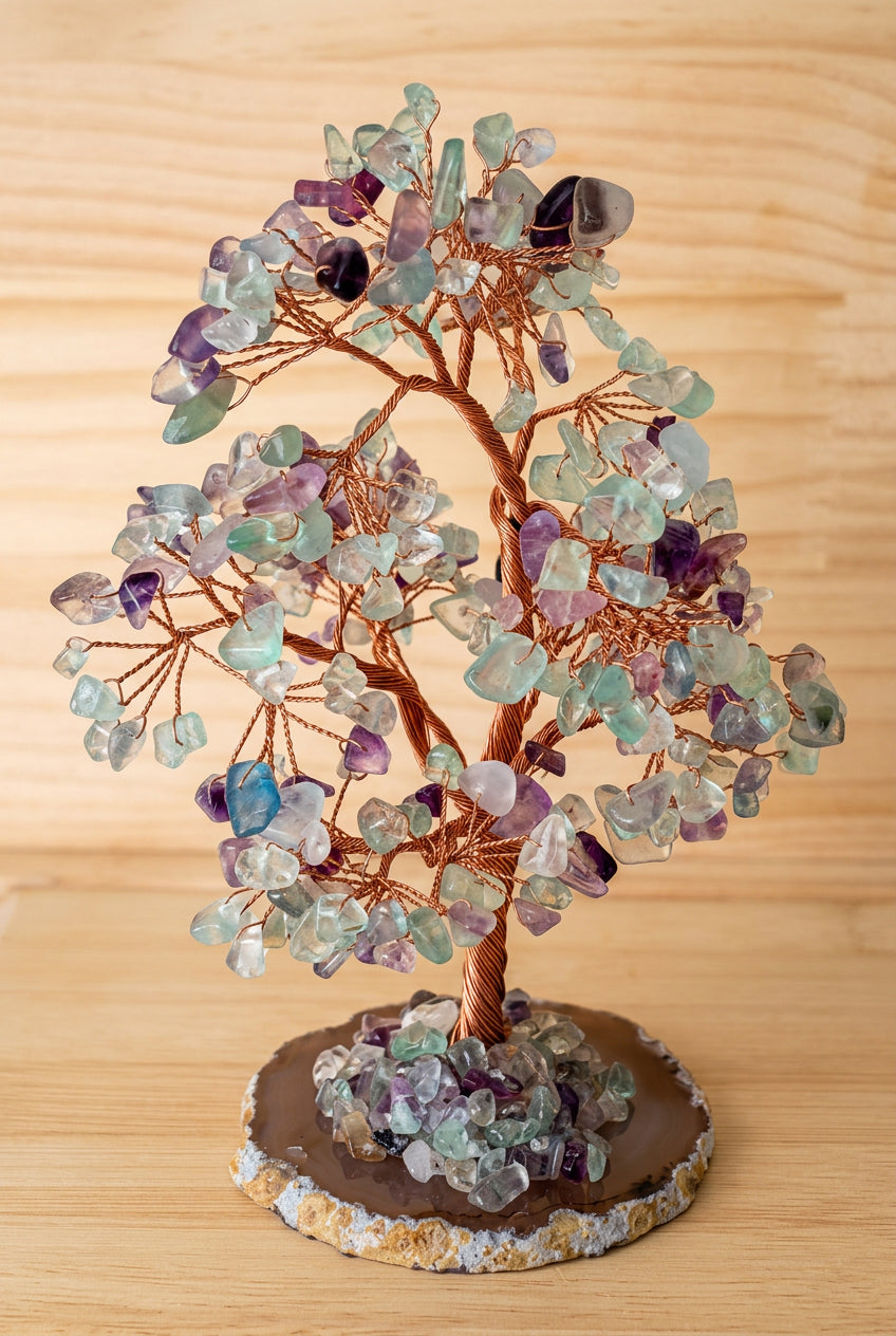 Arbre de vie fluorine multicolore