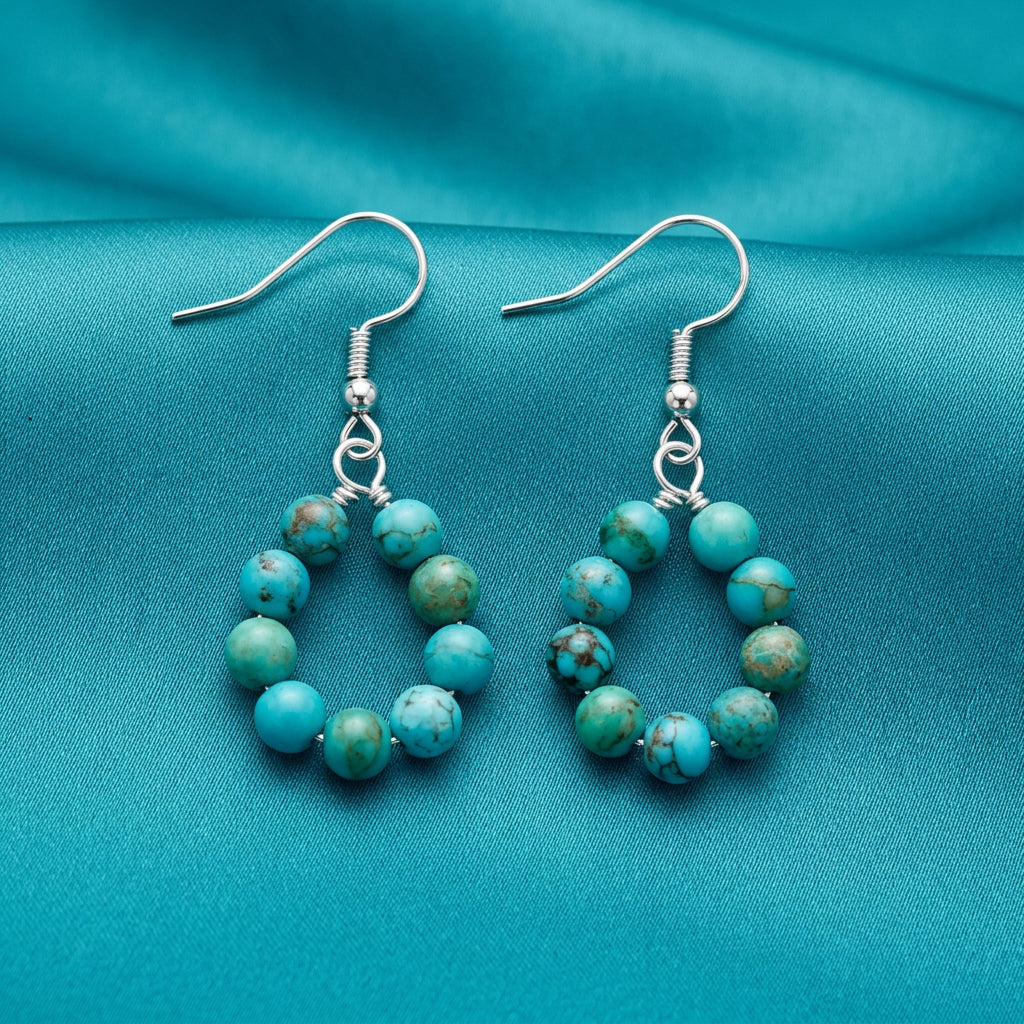 Boucles turquoise du Tibet