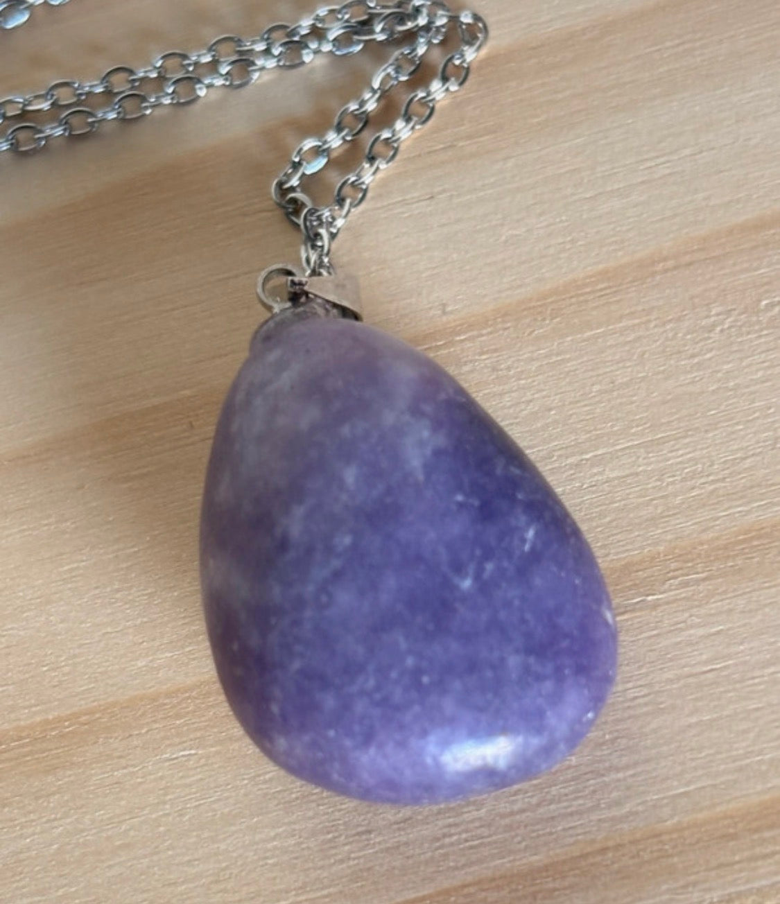 Pendentif lepidolite