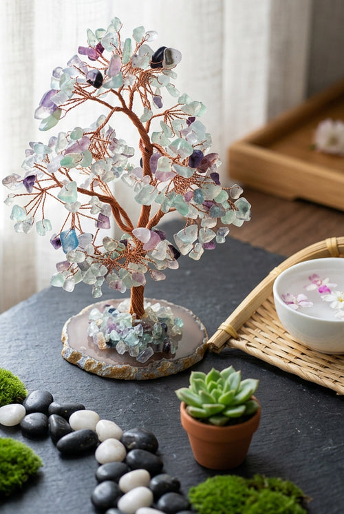 Arbre de vie fluorine multicolore