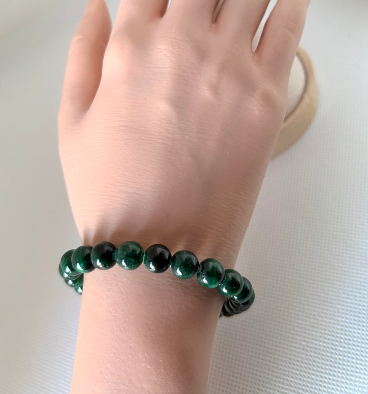 Bracelet malachite verte