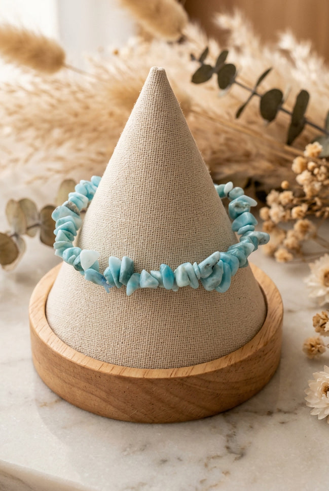 Bracelet baroque larimar