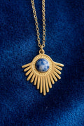 Collier soleil sodalite