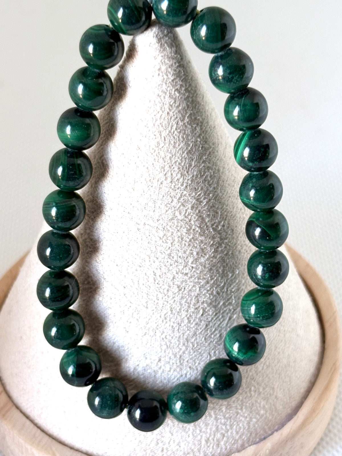 Bracelet malachite verte