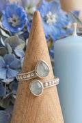 Bague argent aigue marine