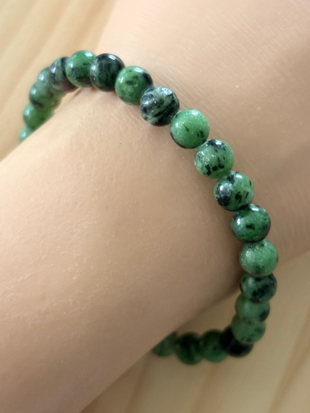 Bracelet rubis zoisite