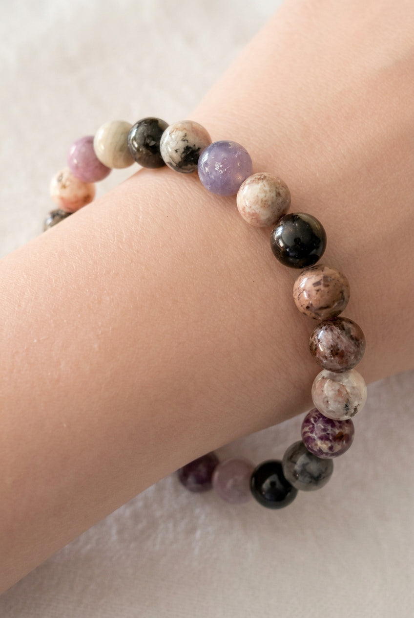 Bracelet tourmaline multicolore